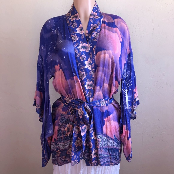 Spell Luna Short Robe ~ S/M - Picture 2 of 9